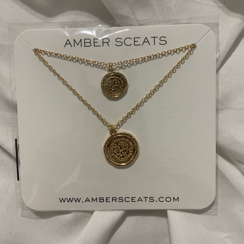Double Coin Necklace